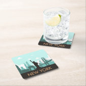 クリエイティブニューヨークスカイライン スクエアペーパーコースター (インサイチュ)