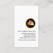 クリエイティブハウス絵を描ブラシ 名刺 (裏面)