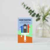 クリエイティブハウス絵を描ブラ絵を描シズコントラクター 名刺 (スタンド正面)