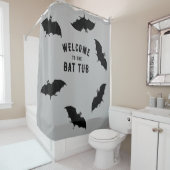 クリエイティブハロウィンデコール シャワーカーテン (インサイチュ)
