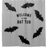 クリエイティブハロウィンデコール シャワーカーテン (正面)