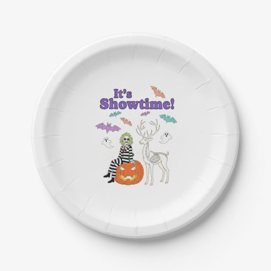 クリエイティブハロウィーンをテーマにした ペーパープレート (正面)