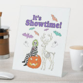 クリエイティブハロウィーンをテーマにした 台座サイン (インサイチュ)