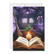 クリエイティブハロウィーン招待状テンプレート