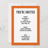 クリエイティブハローウィンパーティ招待状 招待状 (裏面)