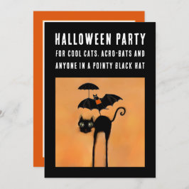 クリエイティブハローウィンパーティ招待状 招待状
