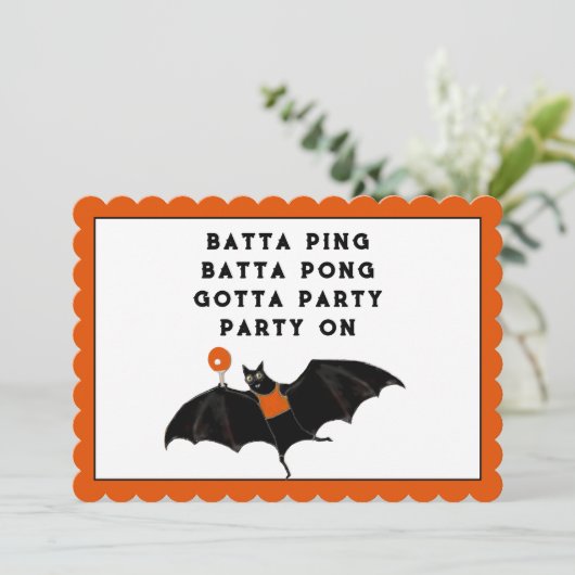 クリエイティブハローウィンパーティ 招待状 (スタンド正面)