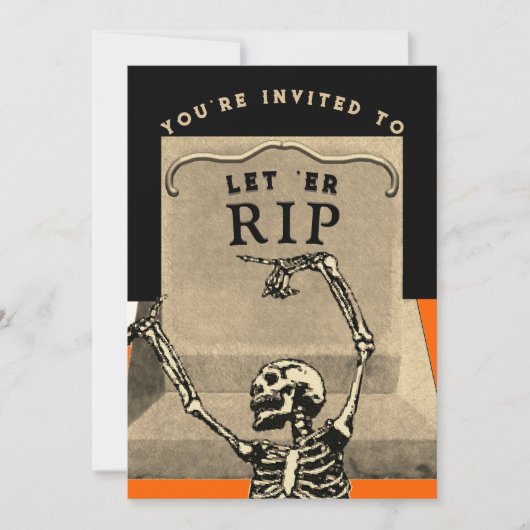 クリエイティブハローウィンパーティ 招待状 (正面)