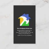 クリエイティブハンディマンホームルーフウィンドウ 名刺 (裏面)