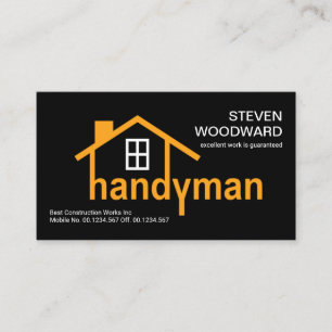クリエイティブハンディマンホーム建物 名刺