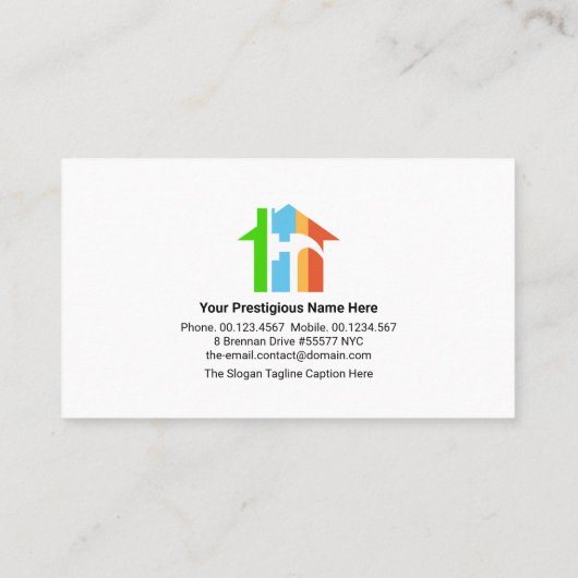 クリエイティブハンディーマンツールモチーフ絵を描（ばちゃばちゃ）跳ねる 名刺 (裏面)