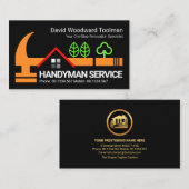 クリエイティブハンディーマンハンマー屋上建築 名刺 (正面/裏面)