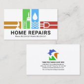 クリエイティブハンドマニツールストライプ 名刺 (正面/裏面)