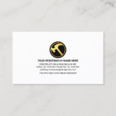 クリエイティブハンドマニングツールハウスフレーム 名刺 (裏面)