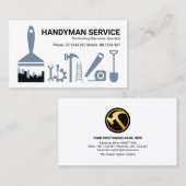 クリエイティブハンドマンツールリフォーム請負業者 名刺 (正面/裏面)