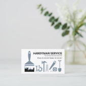 クリエイティブハンドマンツールリフォーム請負業者 名刺 (スタンド正面)