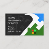 クリエイティブハンマールーフトップ建物 名刺 (正面)