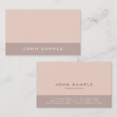 クリエイティブハーモニックカラーズプロフェッショナルシンプルプレーン 名刺 (正面/裏面)