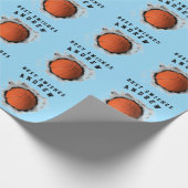 クリエイティブバスケットボールギフト ラッピングペーパー (角)