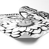 クリエイティブバタフライカラーページ ポスター (角)