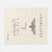 クリエイティブバレンタインデーの告白ギフト フリースブランケット (正面(横))