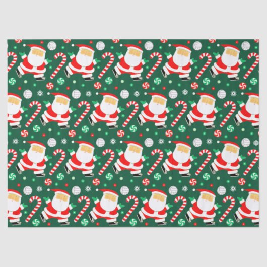 クリエイティブバレーボールホリデーギフトティッシュペーパー 薄葉紙 (正面)