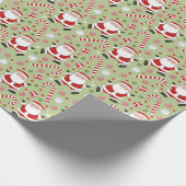 クリエイティブバレーボールホリデーギフト ラッピングペーパー (角)
