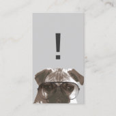 クリエイティブパグインサングラスビジネスカード 名刺 (正面)