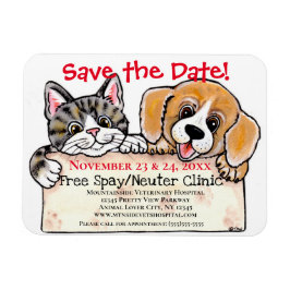 クリエイティブパピドッグキャットベテリアンリアイベントリマインダー マグネット