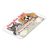 クリエイティブパピドッグキャットベテリアンリアイベントリマインダー マグネット (左側)