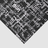 クリエイティブパーソナライズされた名 薄葉紙 (詳細)