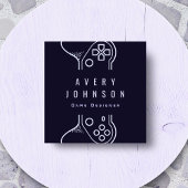 クリエイティブビデオゲームデザイナーゲーマーゲームテスター スクエア名刺