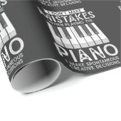 クリエイティブピアニストウィティピアノミュージシャンミュージックラバー ラッピングペーパー (ロールコーナー)