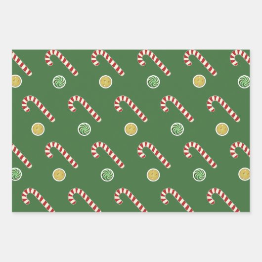 クリエイティブピックボールクリスマスホリデーギフト ラッピングペーパーシート (正面3)