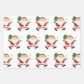 クリエイティブピックボールクリスマスホリデーギフト ラッピングペーパーシート (正面2)