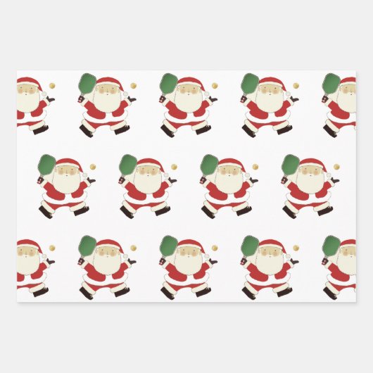 クリエイティブピックボールクリスマスホリデーギフト ラッピングペーパーシート (正面2)