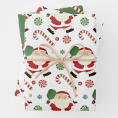 クリエイティブピックボールクリスマスホリデーギフト ラッピングペーパーシート (インサイチュ)