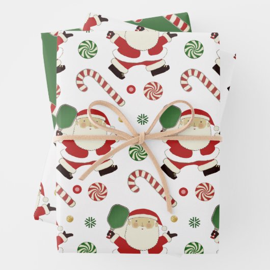 クリエイティブピックボールクリスマスホリデーギフト ラッピングペーパーシート (インサイチュ)