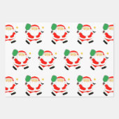 クリエイティブピックボールクリスマスホリデーギフト ラッピングペーパーシート (正面2)