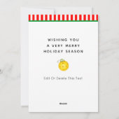 クリエイティブピックボールクリスマス シーズンカード (裏面)