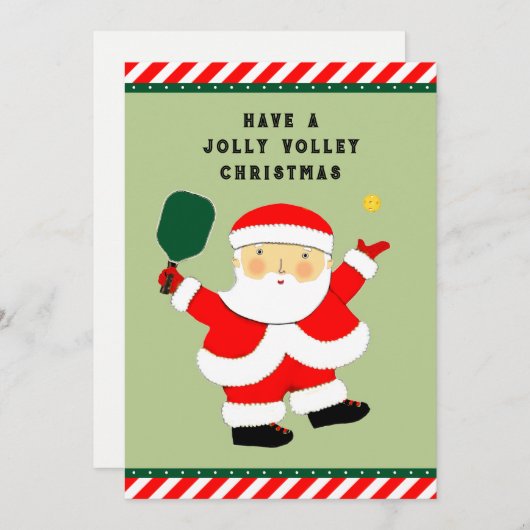 クリエイティブピックボールクリスマス シーズンカード (正面/裏面)