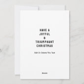 クリエイティブピックボールクリスマス シーズンカード (裏面)