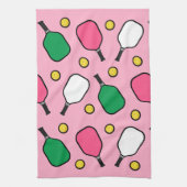 クリエイティブピックボールデコール キッチンタオル (縦)