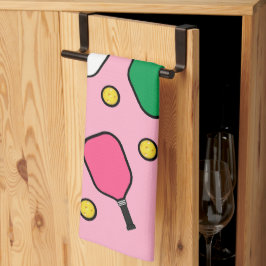 クリエイティブピックボールデコール キッチンタオル