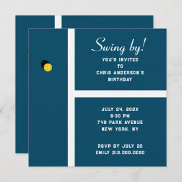 クリエイティブピックボールパーティー 招待状