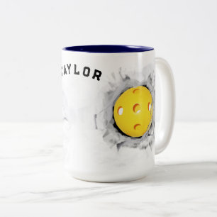 クリエイティブピックボール回収可能コーヒーマグ ツートーンマグカップ