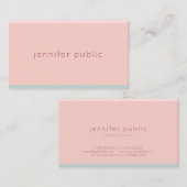 クリエイティブピンクグリーンモダンテンプレートシシンプルック 名刺 (正面/裏面)