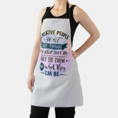 クリエイティブピープル引用文ワードアート エプロン (インサイチュ)