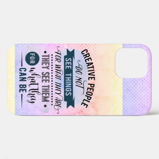 クリエイティブピープル引用文ワードアート Case-Mate iPhoneケース (裏面 (横))