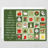 クリエイティブファミリークリスマスホリデーカード シーズンカード (正面/裏面)